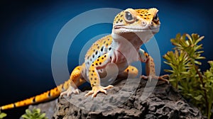 Gekko gecko, the tokay gecko lizard